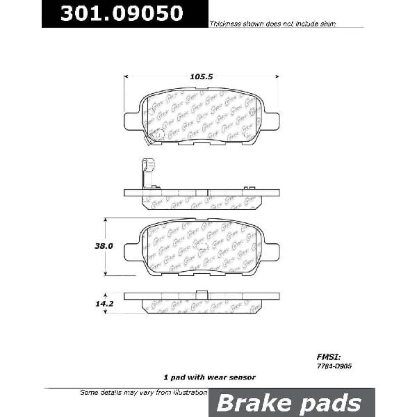 go parts oe replacement for 2002 2018 nissan altima rear disc brakego parts oe replacement for 2002 2018 nissan altima rear disc brake pad set for nissan altima (base se r spec v sv) walmart com
